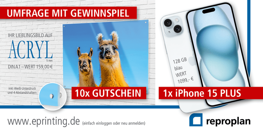 ePrinting Umfrage & Gewinnspiel