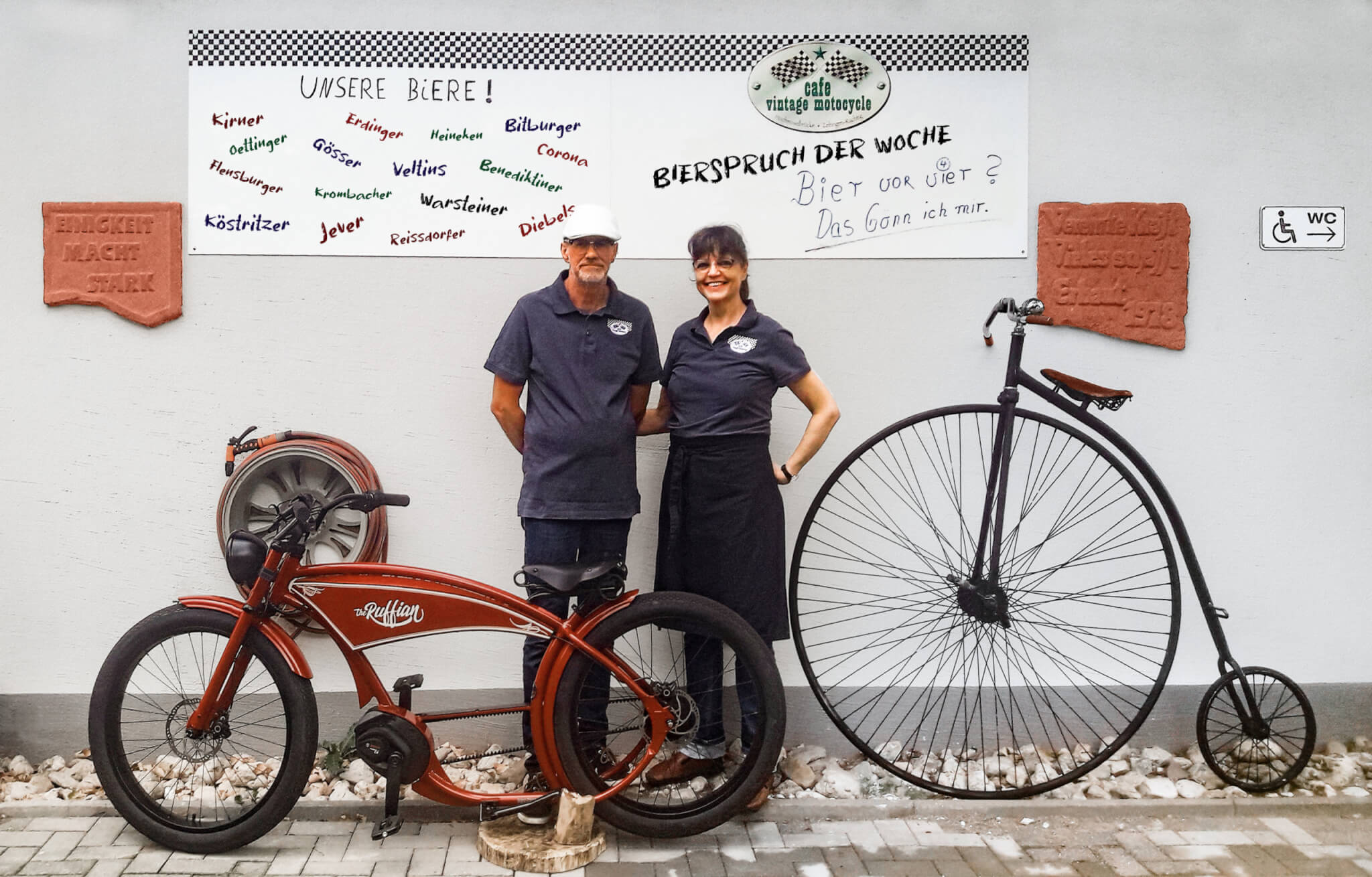Unser Kunde „Café Vintage Motocycle“ an der Mosel hat eröffnet.