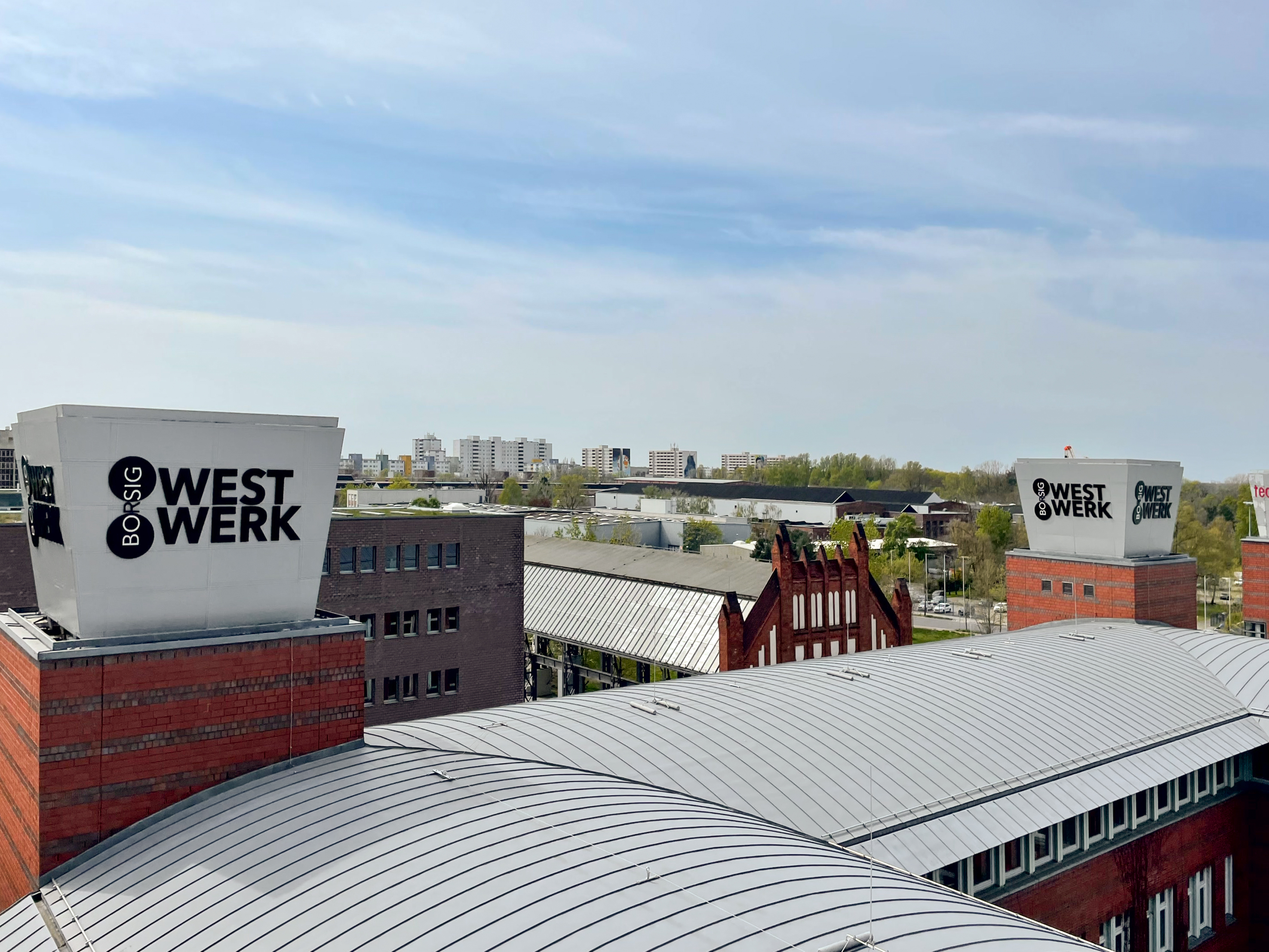 Beschilderung fürs Borsig Westwerk
