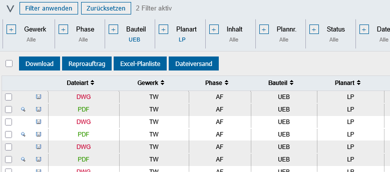 Beispiel Ablagestruktur